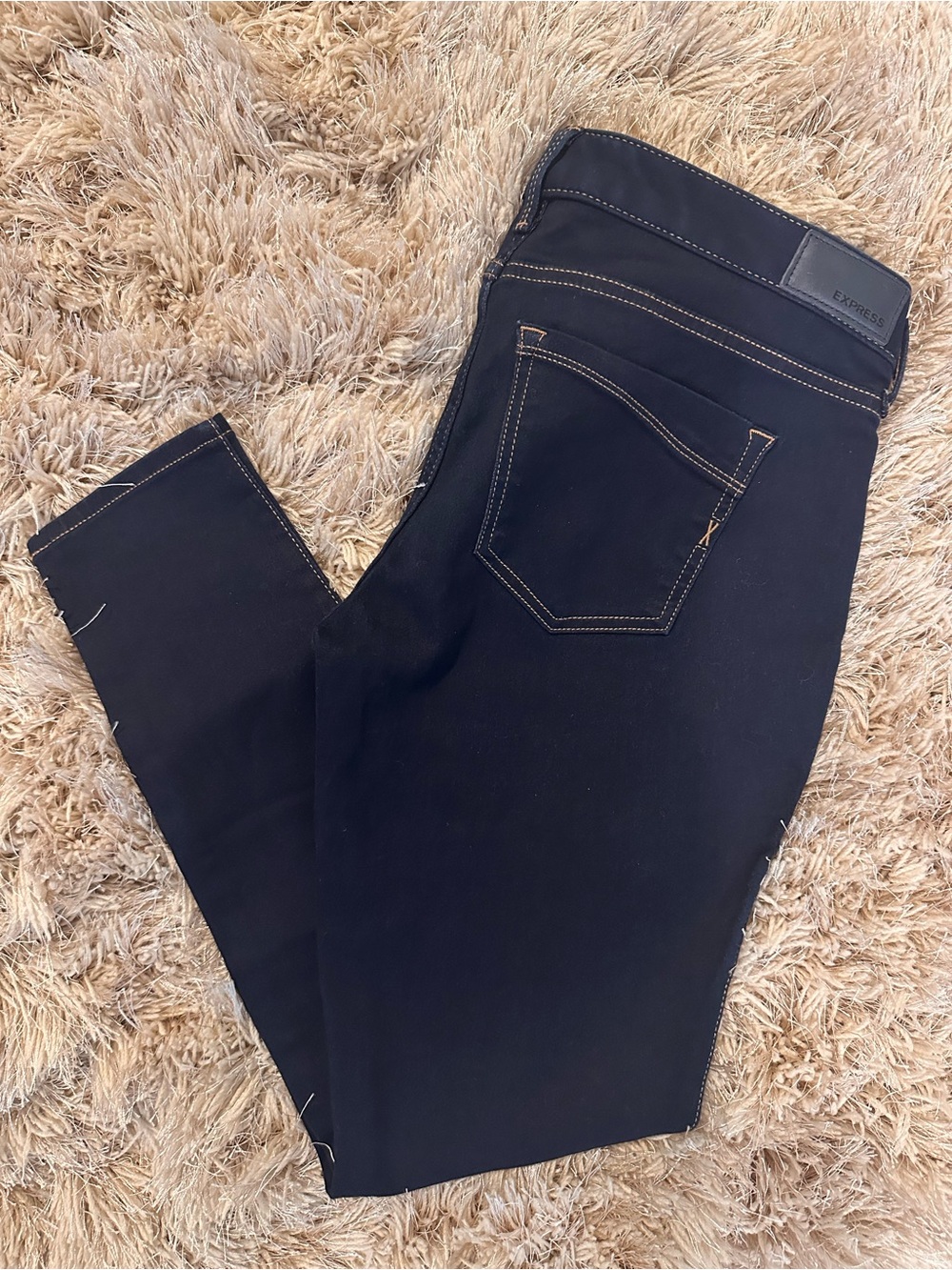 NWT Express Low Rise Dark Wash Skinny Legging Jeans - Picture 5 of 8